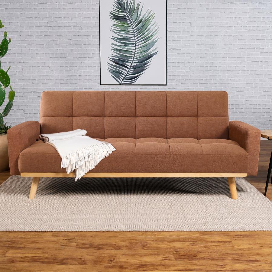 Kourtney Orange Sofa Bed - MyWaynesHome #