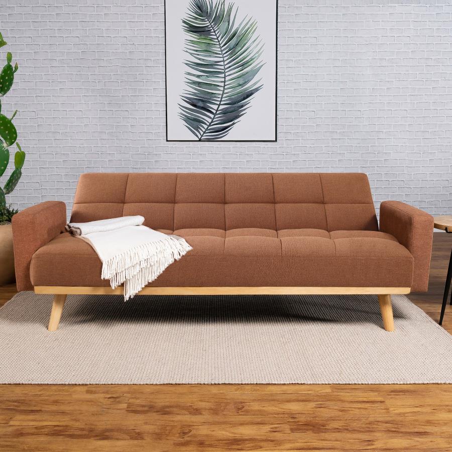 Kourtney Orange Sofa Bed - MyWaynesHome #