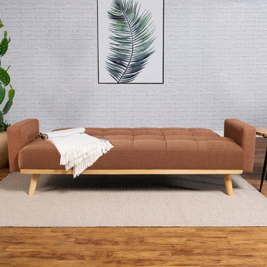 Kourtney Orange Sofa Bed - MyWaynesHome #
