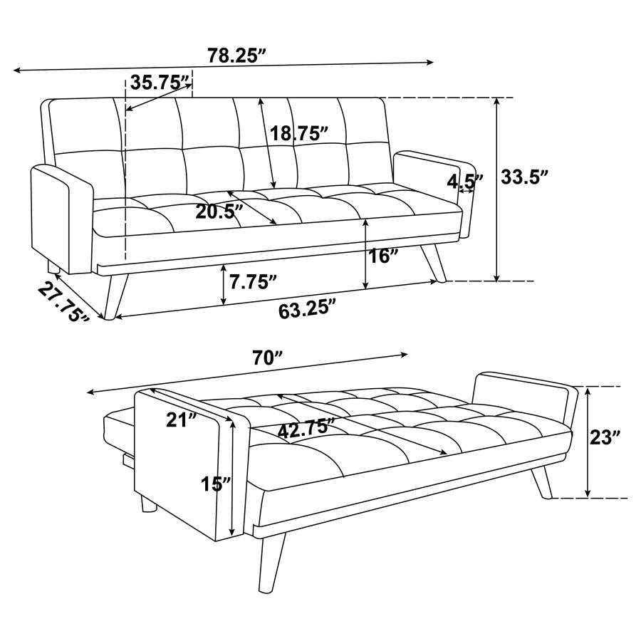 Kourtney Green Sofa Bed - MyWaynesHome #