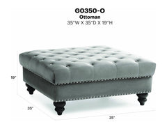 Glory Furniture - Nola - Ottoman