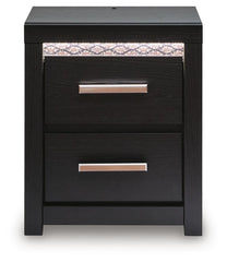 Brizmore - Two Drawer Night Stand - Black