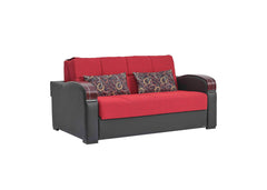 Ottomanson Sleep Plus - Upholstered Convertible Loveseat With Storage
