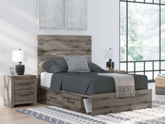 Graystorm - Panel Storage Bed