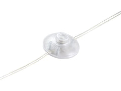 Melinda - 2-Door LED Mirrored Wine Storage Bar Cabinet - Silver