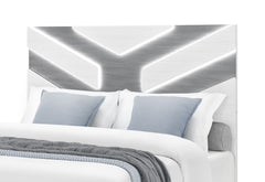 Optimus - 5 Piece Queen Bedroom Set - White