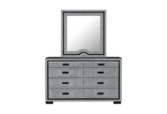 Isabella - Mirror With LED - Gray