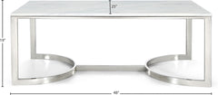 Copley - Coffee Table - Silver