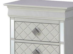 Verona - 24" Nightstand - Silver Champagne