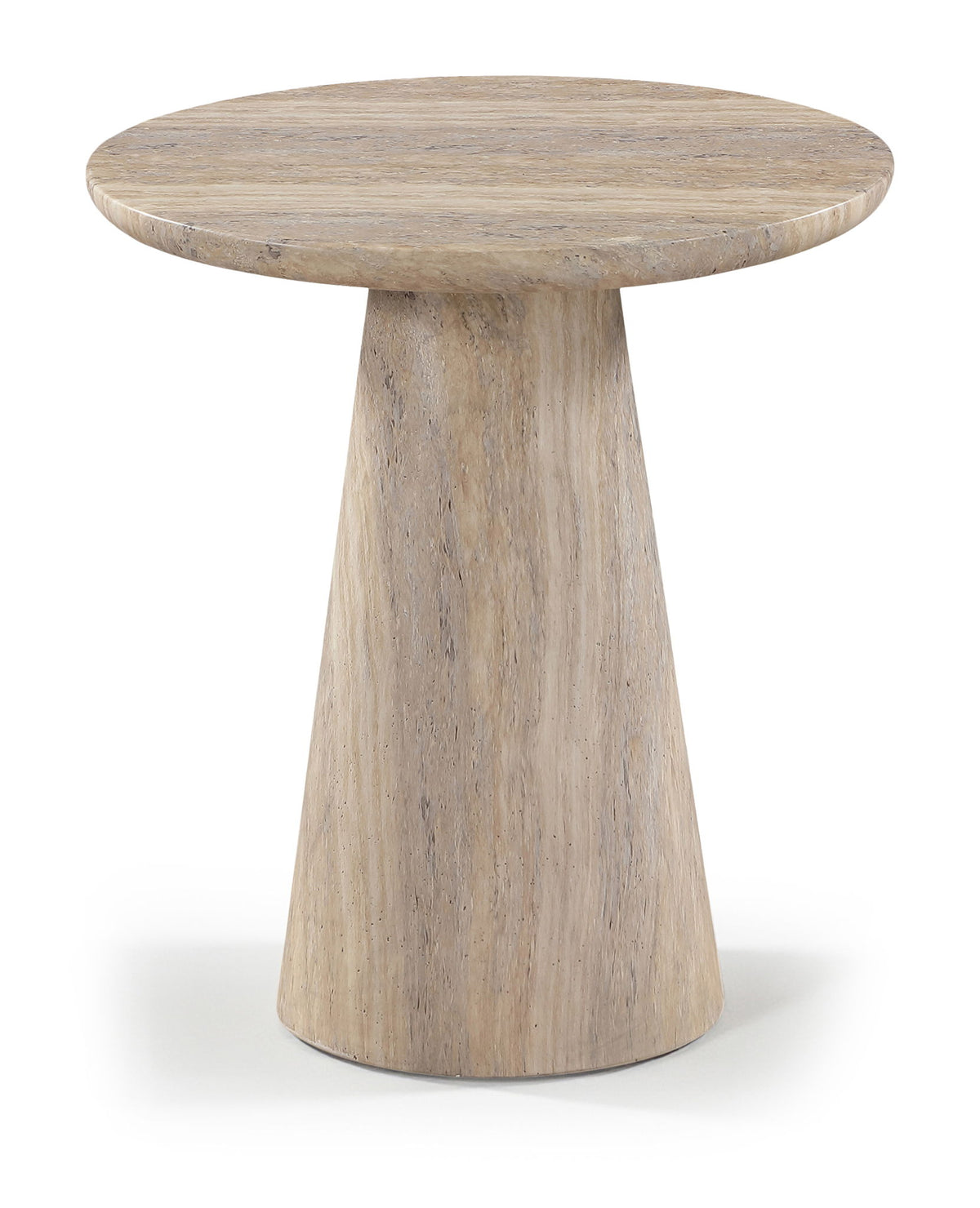 Cassino - Concrete Indoor/Outdoor End Table - Travertine