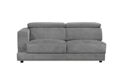 Alwin - Modular Lf Sofa - Dark Gray Fabric