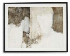 Aldricton - Wall Art - Brown / White