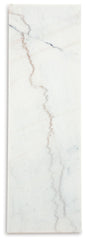 Burkhaus - Sofa Table - White / Dark Brown
