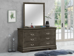 Glory Furniture - Louis Phillipe - Dresser & Mirror