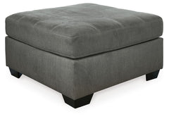 Pitkin - Oversized Accent Ottoman - Slate