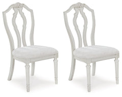 Montelaine - Dining Upholstered Side Chair (Set of 2) - Antique White