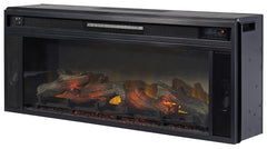 Entertainment Accessories - Fireplace Insert - Rectangular - Black