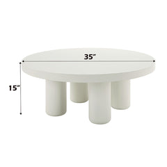 Sanat - Coffee Table - White