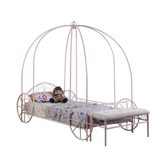 Massi Pink Twin Canopy Bed - MyWaynesHome #