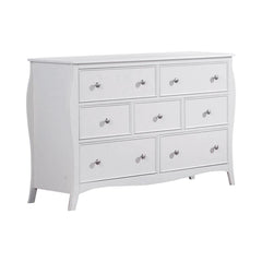 Dominique White Twin Bed 5 Pc Set - MyWaynesHome #