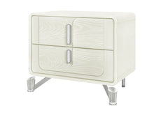Lyra - Nightstand With USB - Beige
