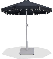 Amalfi - Aluminum Patio Umbrella - White Base / White Pole