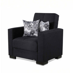 Ottomanson Armada - Upholstered Convertible Armchair With Storage - Polyester