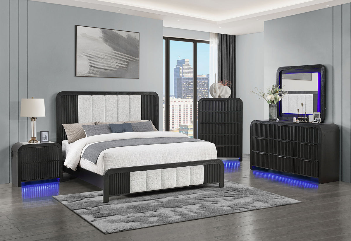 Beckett - 5 Piece Queen Bedroom Set - Black