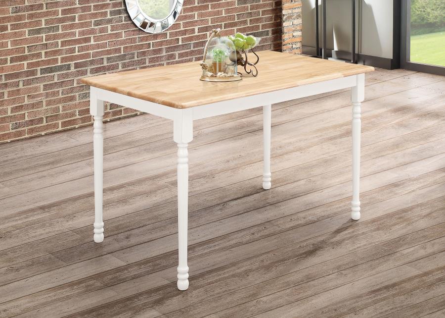 Taffee White Dining Table - MyWaynesHome #