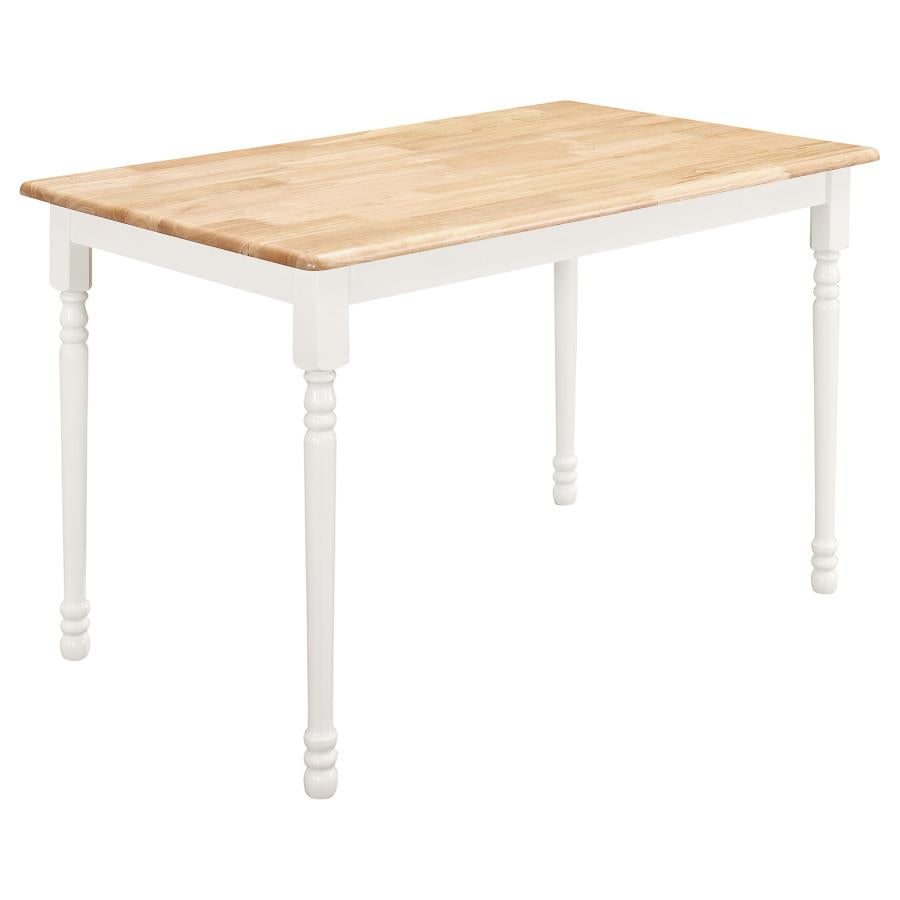 Taffee White Dining Table - MyWaynesHome #
