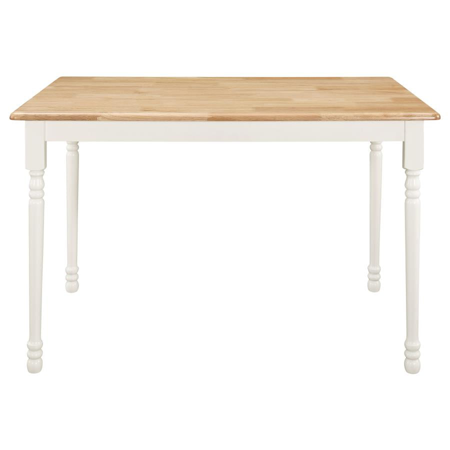 Taffee White Dining Table - MyWaynesHome #