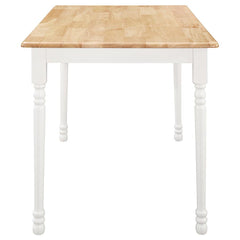 Taffee White Dining Table - MyWaynesHome #