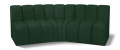 Arc - Boucle Fabric 3 Piece Modular Corner Sofa