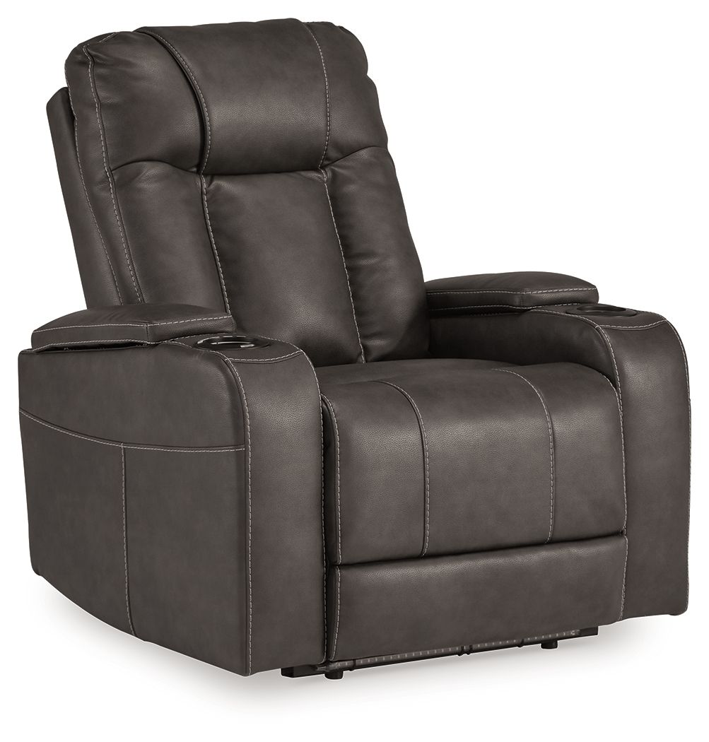 Feazada - Sofá reclinable eléctrico con reposacabezas ajustable - Shadow