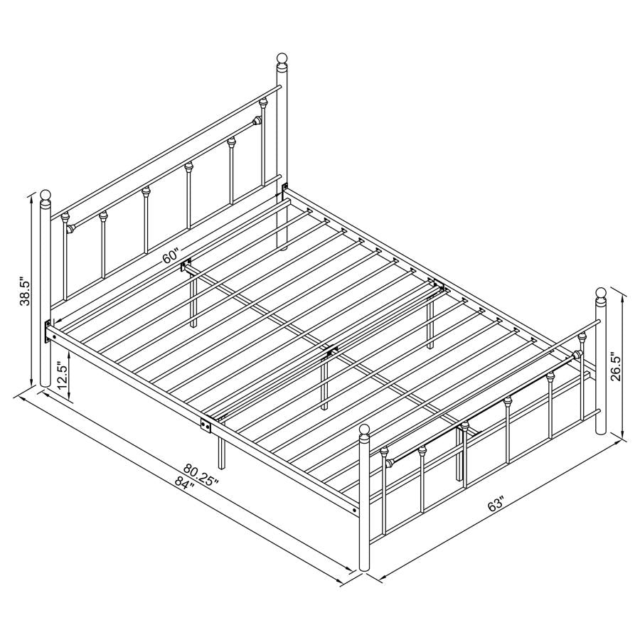 Canon White Queen Bed - MyWaynesHome #