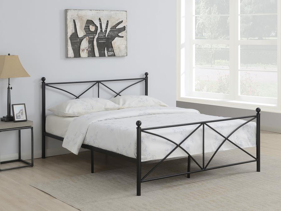 Hart Black Queen Bed - MyWaynesHome #