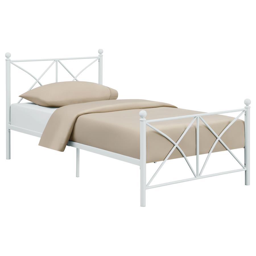 Hart White Full Bed - MyWaynesHome #