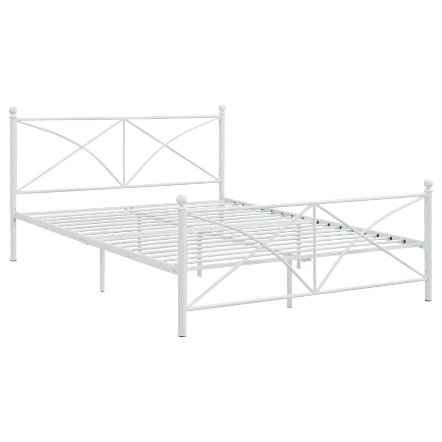 Hart White Queen Bed - MyWaynesHome #