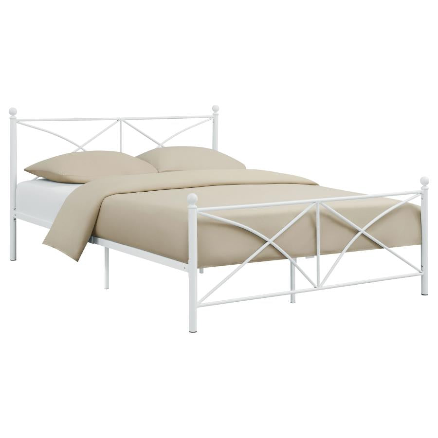 Hart White Queen Bed - MyWaynesHome #