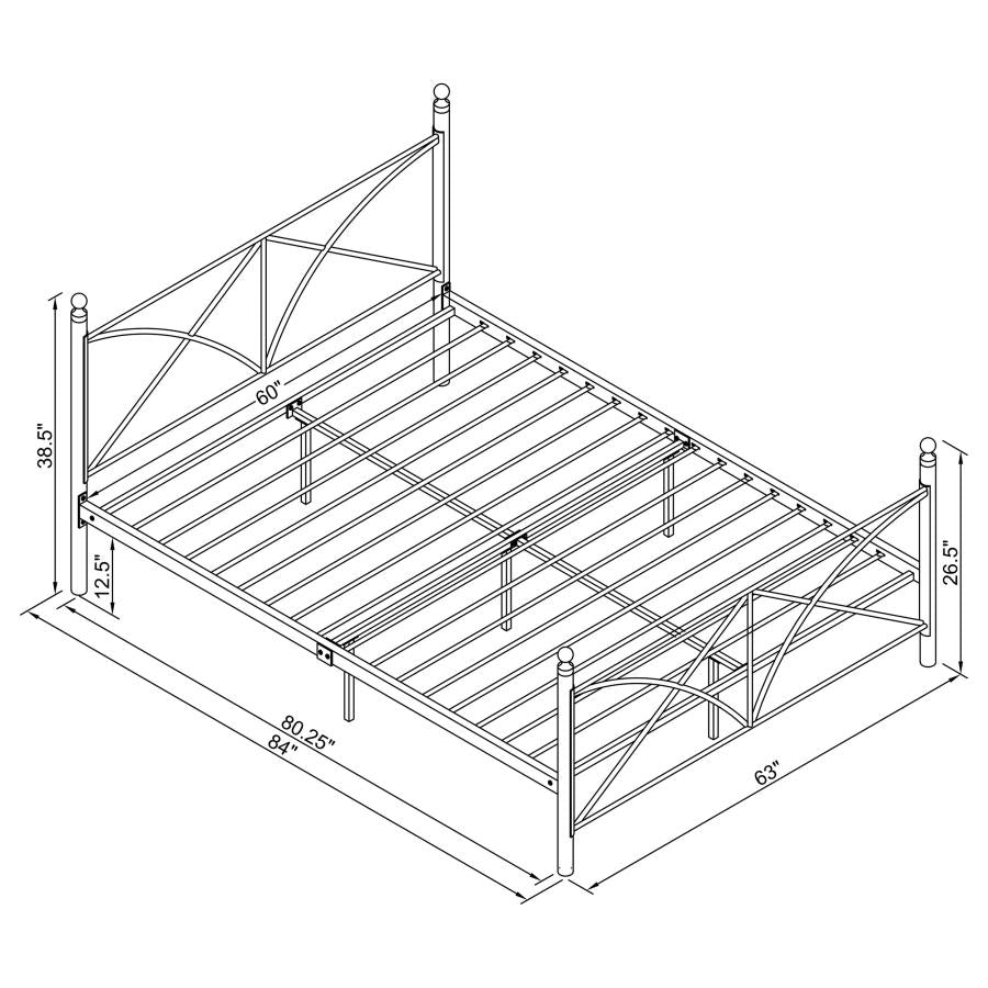 Hart White Queen Bed - MyWaynesHome #