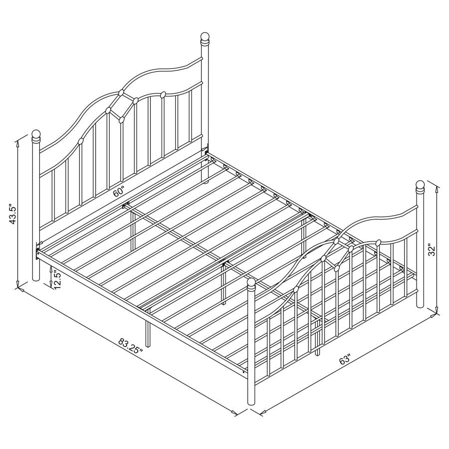 Klossen Black Queen Bed - MyWaynesHome #
