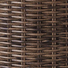 Paradise Trail - 5 Pc. - Conversation Set with 4 Swivel Lounge Chairs - Medium Brown