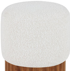 Veranda - Ottoman / Stool With Brown Base