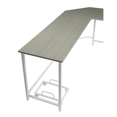 Bambina - Computer Desk - Gray & White