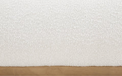 Vaughn - Boucle Bed With Natural Base
