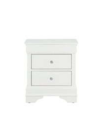 Pompei - 4 Piece Twin Bedroom Set (Bookcase Twin Bed, Dresser, Mirror And Nightstand) - White