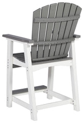 Transville - Barstool (Set of 2) - Gray / White