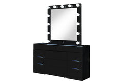 Ella - Vanity With Speaker - Black