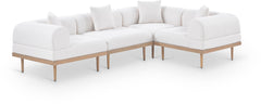 Laguna - 4 Piece 106.5" Upholstered Outdoor Patio Modular Sectional