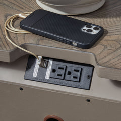 Ardenfield - Three Drawer Night Stand - Light Brown